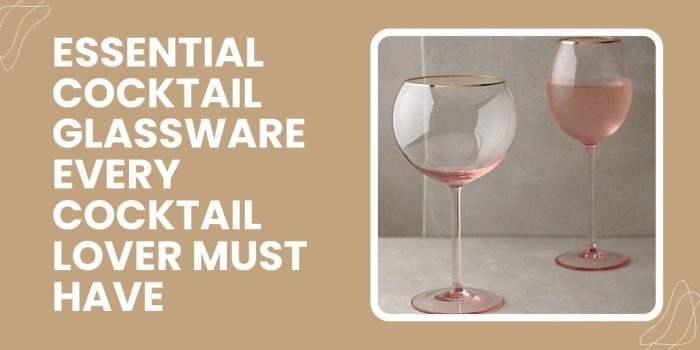 Essential Cocktail Glassware Every Cocktail Lover Must Have